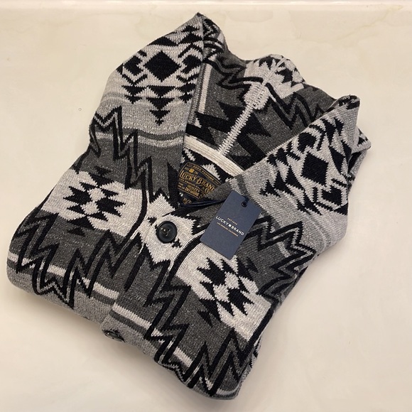 Lucky Brand Mens Cardigan sweater - Picture 5 of 7